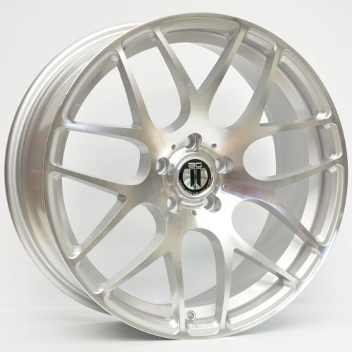 AFTERMARKET REPLICA WHEELS AG-01 19x8.5 5x112 SILVER MACHINED
