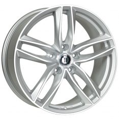 AFTERMARKET REPLICA WHEELS BLADE 19X8.5 5X112 SILVER MACHINED