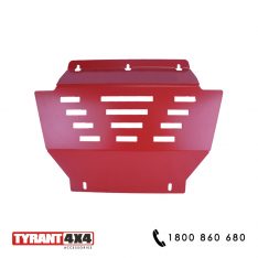 Red Underbody Bash Plate to suit Isuzu Dmax
