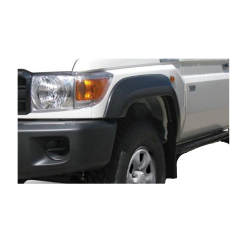 EGR Black Smooth Flares to suit Toyota Landcruiser 70 Series